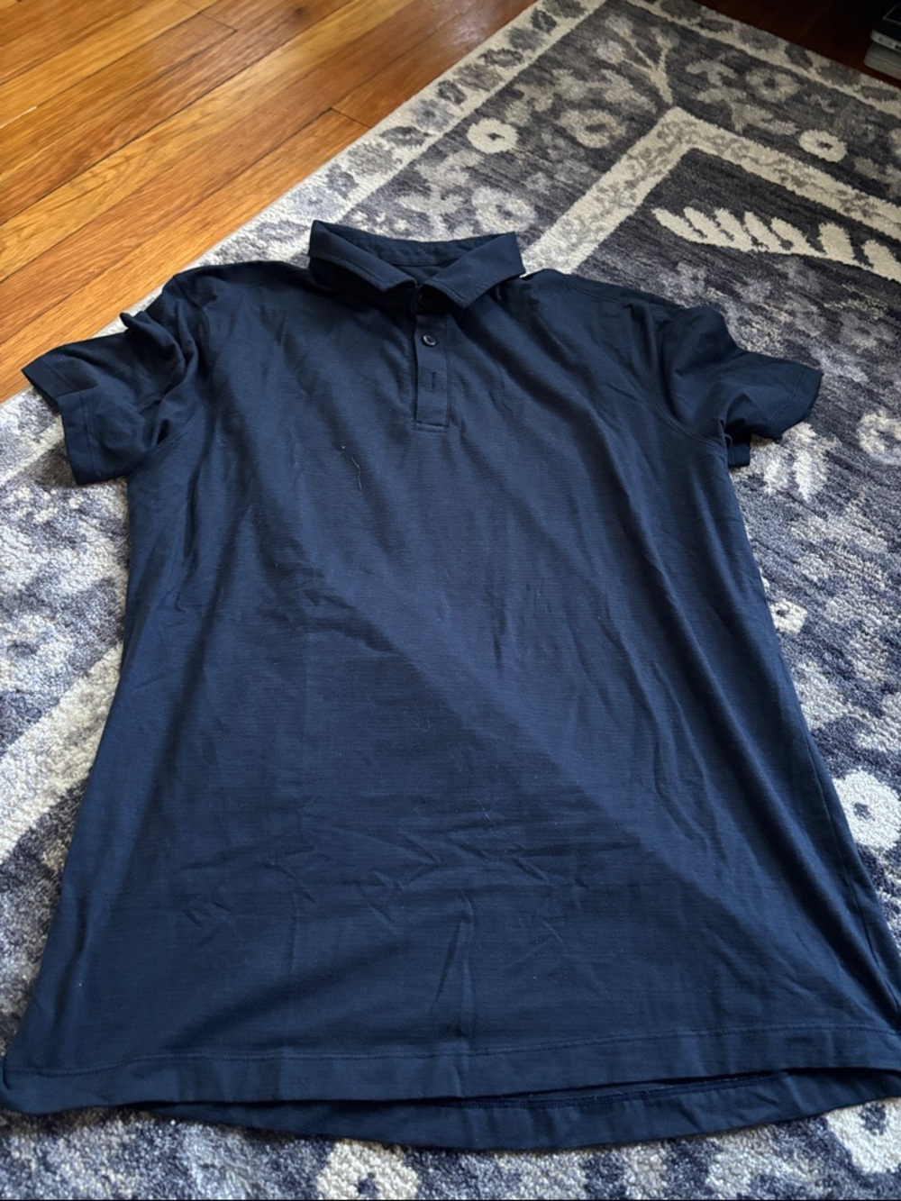 Men's Lululemon Classic Navy Polo Shirt - Comfortable Everyday Tee